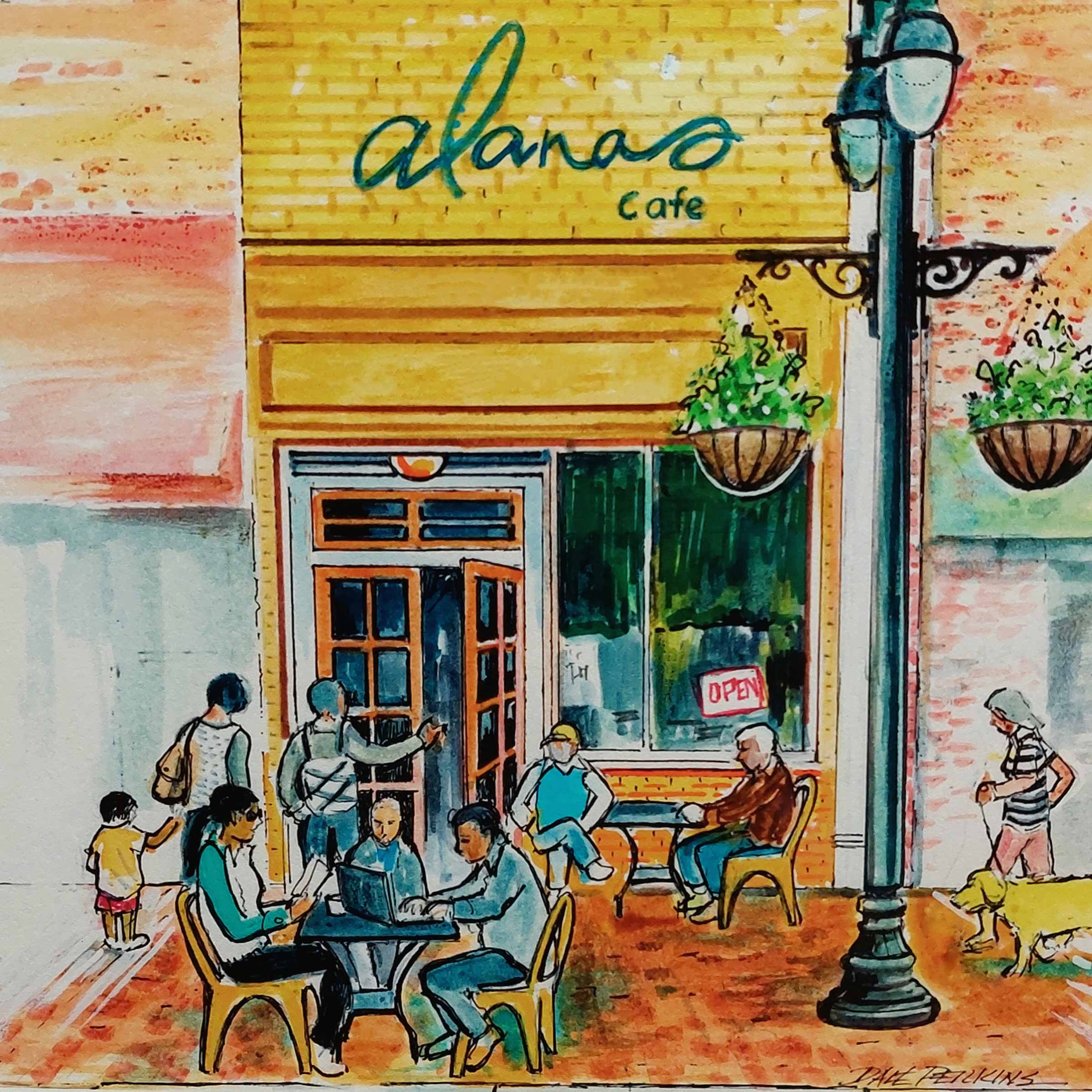 alana's cafe storefront